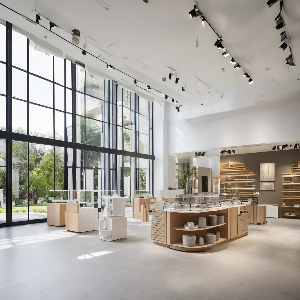 Premium window materials and showroom display